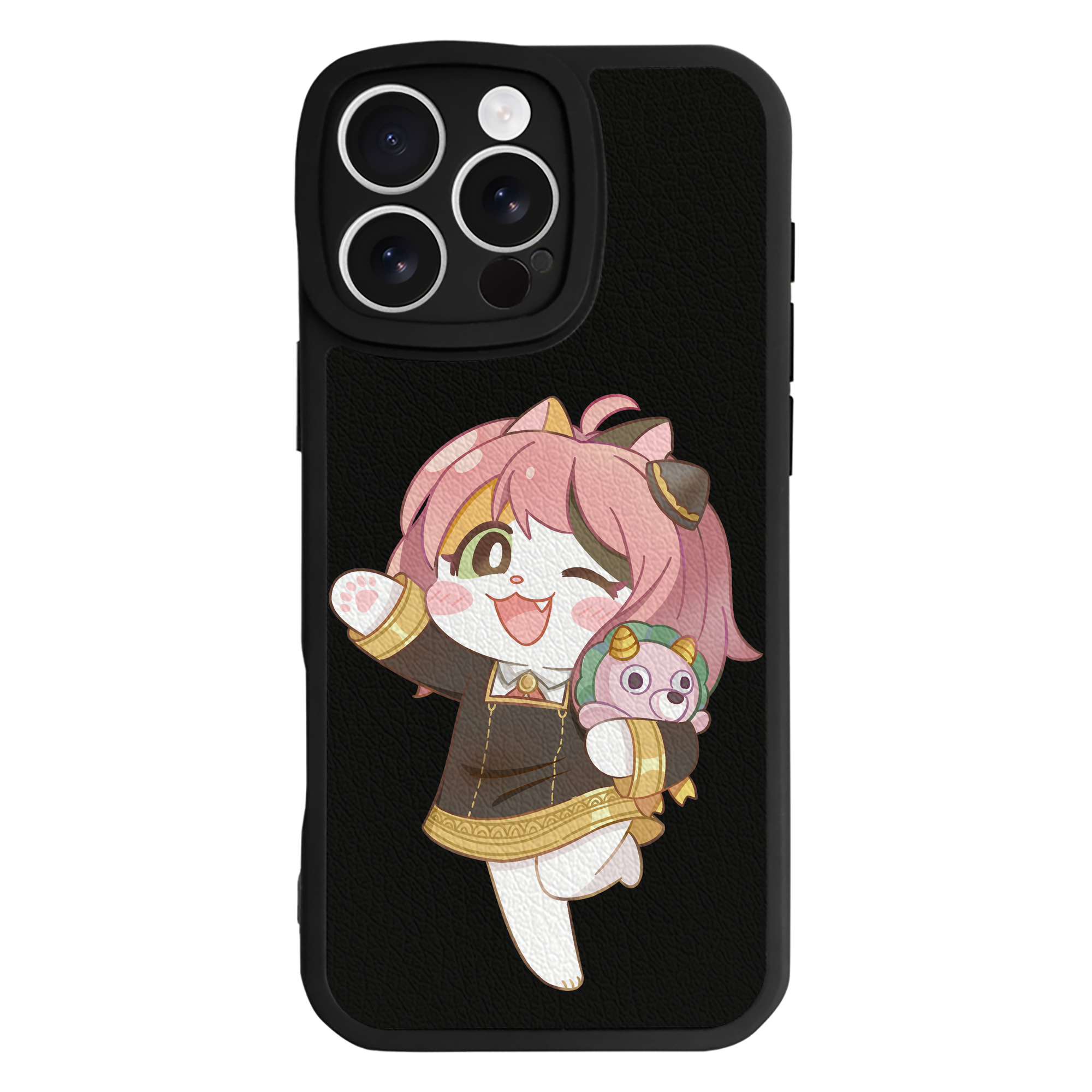 （画像用） SPY×FAMILY间谍家家酒 【iPhone 16シリーズ対応】シリコンスマホケース（レザー調） 材質：シリコン